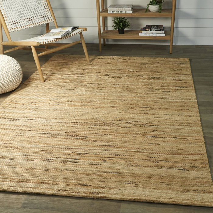 Sand Stable Tapis brun clair en jute tiss plat Delray Sand Stable Tapis brun clair en jute tiss plat Delray